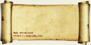 Isak Goranović vizit kartica